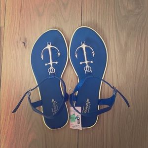 Brand New Anchor Sandals, Size 7